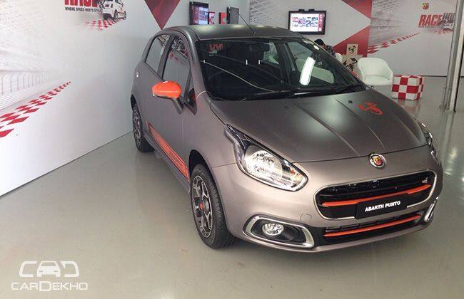 菲亚特印度揭示了145个BHP Abarth Punto：向手册交配！