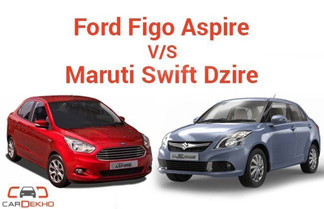 福特Fido Aspire VS Maruti Swift Dzire  - 热量是开启的