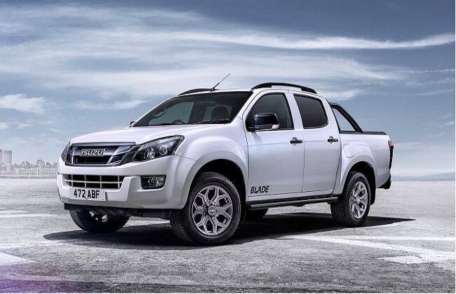 isuzu d-max得到了一个掩皮的刀片模型