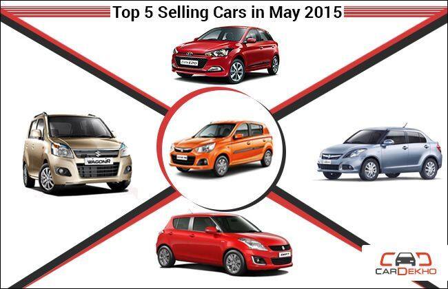 2015年5月的前五名销售汽车