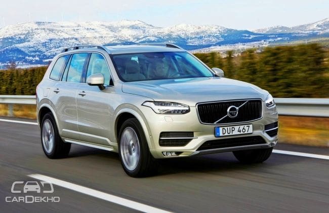 沃尔沃印度以卢比推出新XC90。64.9 Lac.