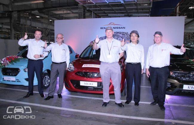 Renault-Nissan联盟在印度推出了100万辆