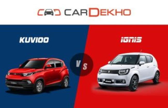 Mahindra Kuv100 VS Maruti Suzuki Ignis