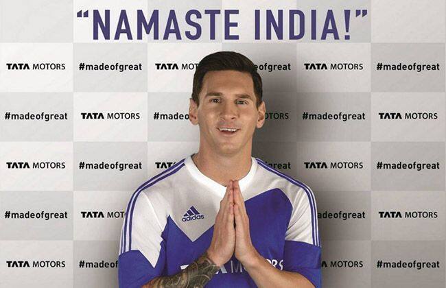 Tata Motors标志Lionel Messi担任全球品牌大使