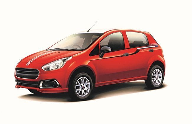 Fiat Punto Sportivo限量版在卢比上发起。7.10 lacs.