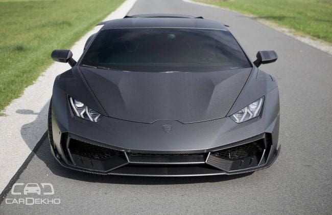 碳纤维LADEN LAMBORGHINI HURACAN：Mansory的黑暗骑士