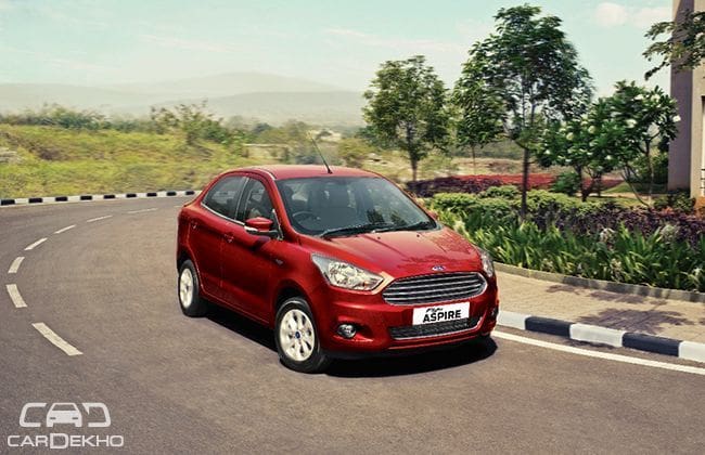 Ford Figo Aspire Sales达到15000个单位里程碑