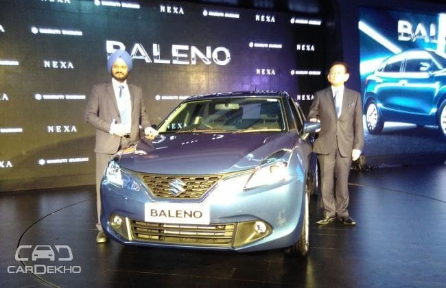 Maruti Suzuki Baleno于卢比推出。4.99 lac.