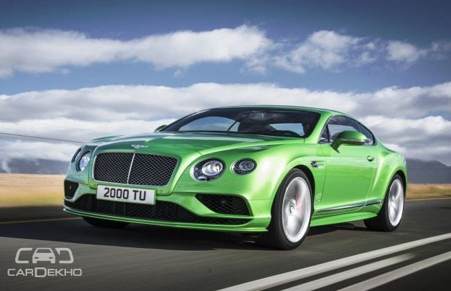 Bentley Continental获得印度 - 侏罗纪时期石板内部