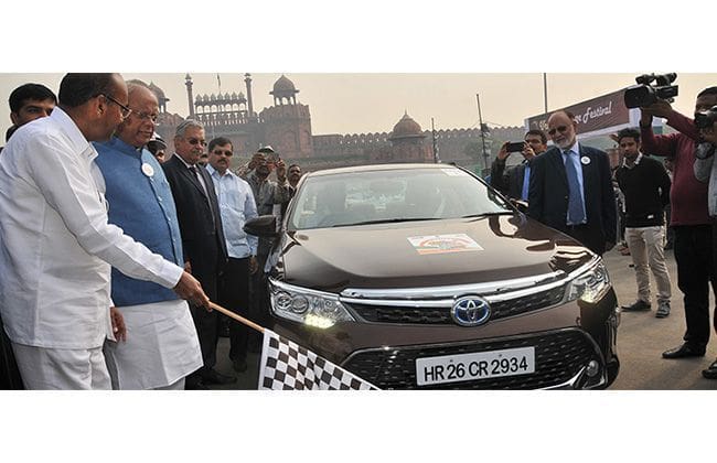 丰田Kirloskar参加了“名誉印度生态驾驶”