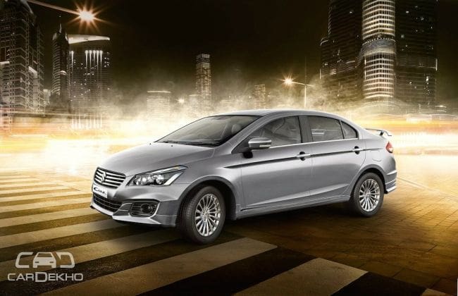 Maruti Ciaz＆Etga Shvs豁免了奇怪的统治