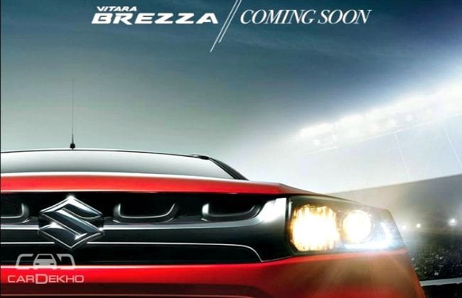 Maruti Suzuki进一步戏弄Vitara Brezza！