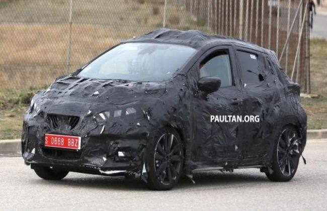 Next-Gen Nissan Micra Spied Testing