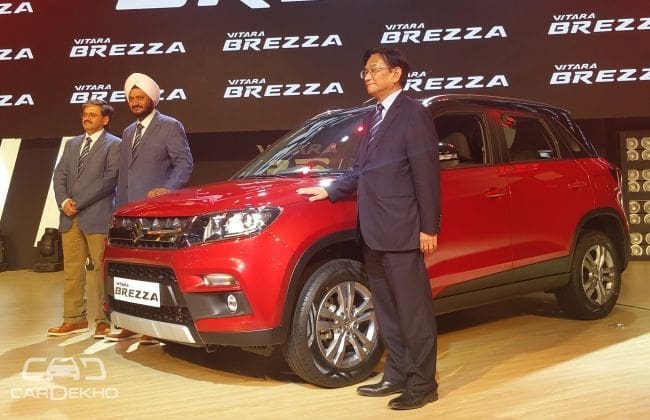 Maruti Vitara Brezza于卢比推出。6.99 Lakh.