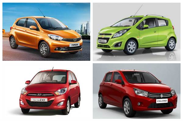 Tata Tiago VS I10 VS Celerio VS BEAT：规格比较