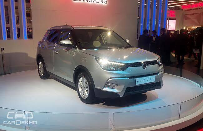 Ssangyong Tivoli展示了2016年汽车博览会