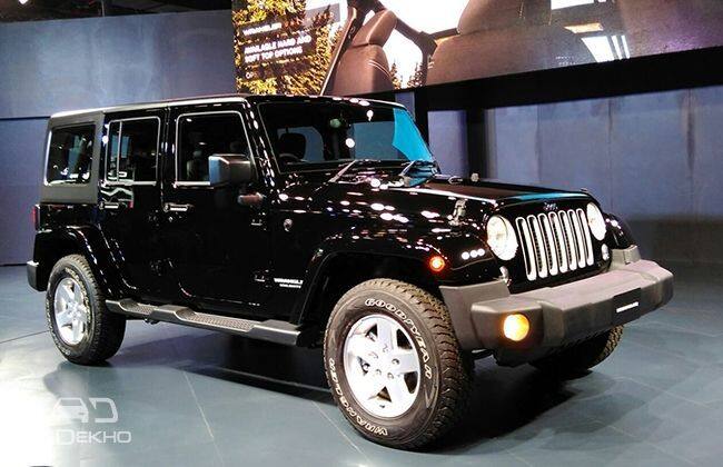 Jeep Wrangler Unlimited揭开了2016年印度自动博览会