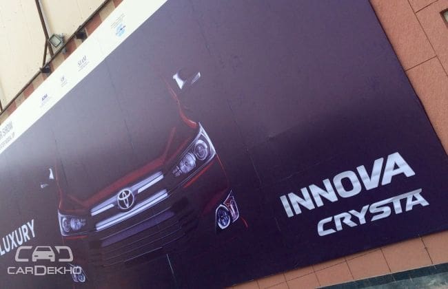 丰田Innova Crysa可能是Next-Gen MPV的印度绰号