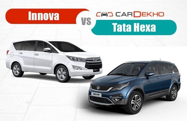 比较：丰田Innova Crysa vs Tata Hexa