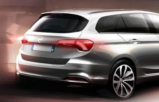 Fiat Tipo Estate后端正式戏弄