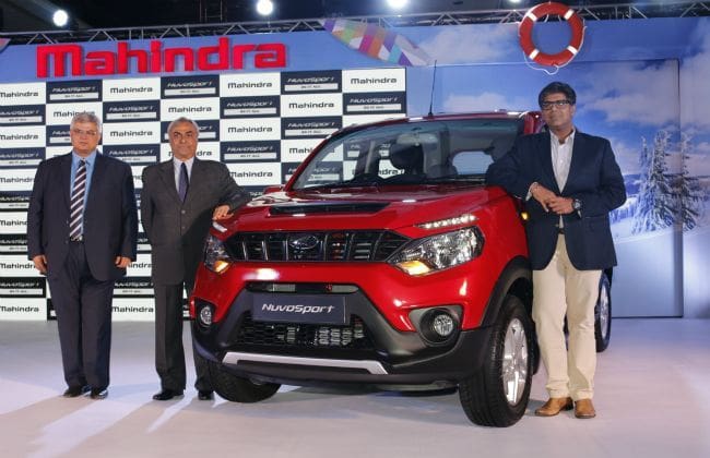 Mahindra Nuvosport以卢比推出。7.35 lakh.