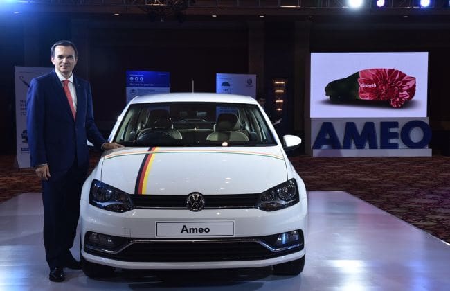 Volkswagen Ameo获取智能手机应用程序