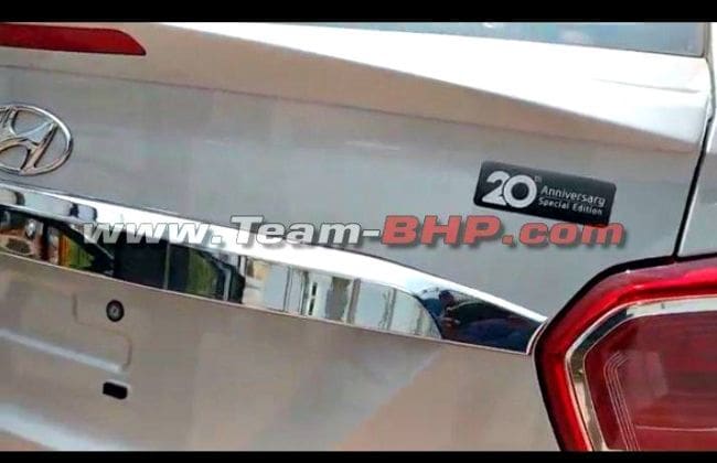 Hyundai Xcent特别版Spied