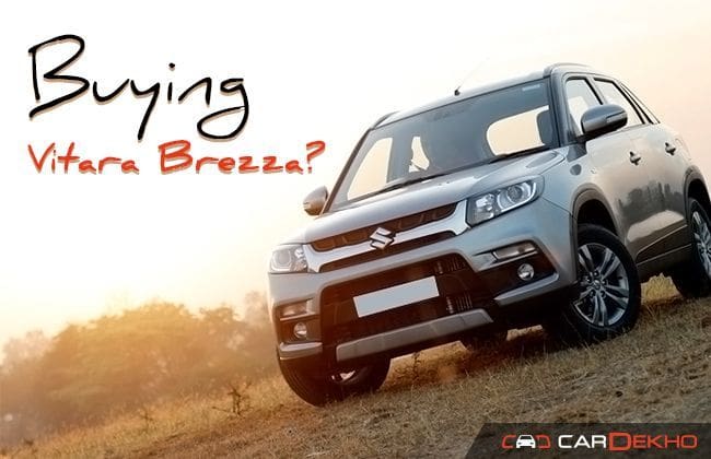 买Vitara Brezza？这是你需要知道的一切！