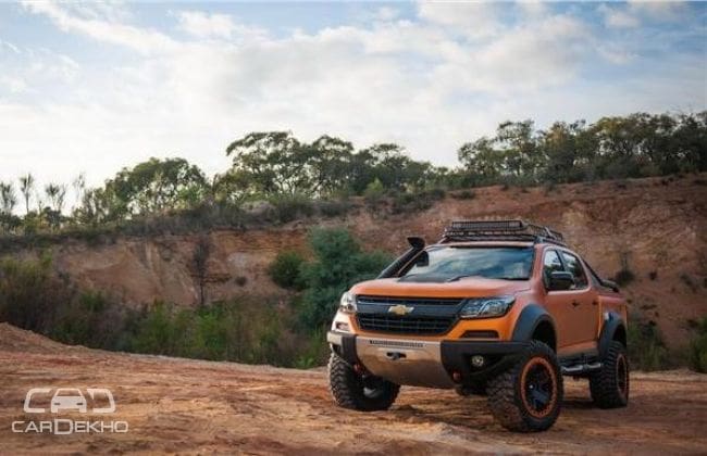 Chevrolet Colorado Xtreme概念在2016年曼谷电机展上展示