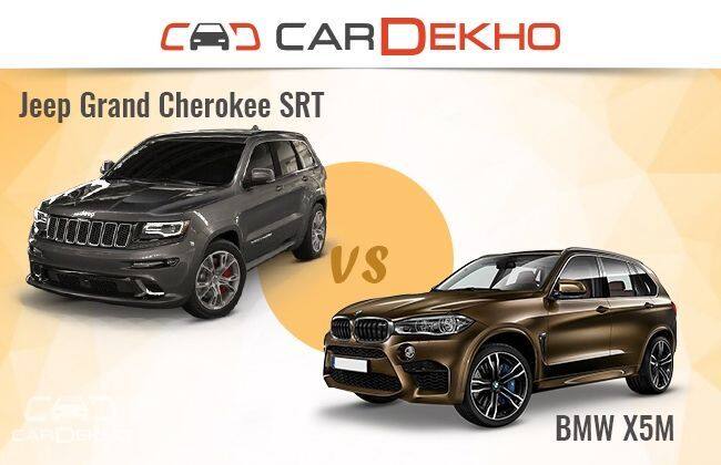 Jeep Grand Cherokee SRT VS BMW X5M  - 快速比较