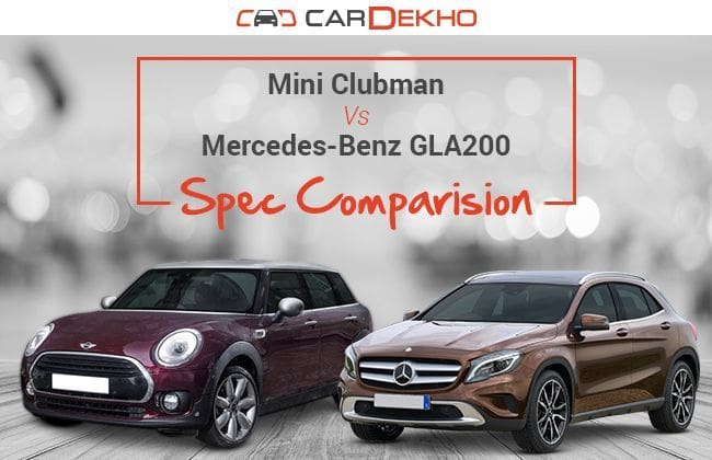 Mini Clubman VS Mercedes-Benz Gla200  - 规格比较