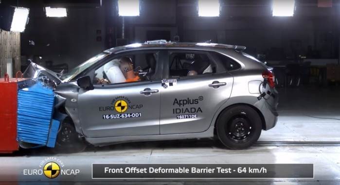 Suzuki Baleno获得欧元NCAP碰撞测试的双重评级