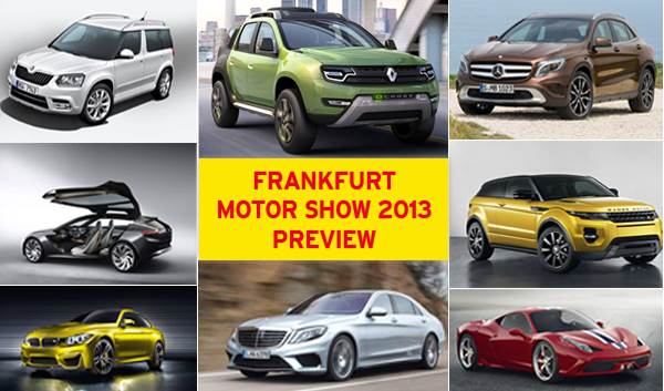 Frankfurt Motor Show 2013预览 - 更新