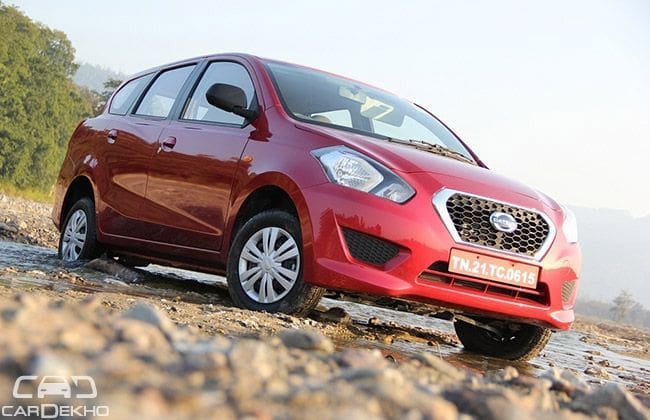 Datsun Redi-Go，Go + MPV现在可在食堂商店部门（CSD）