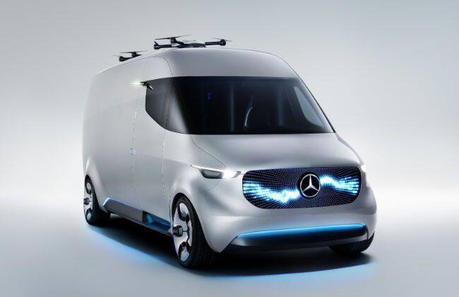 2017年CES：梅赛德斯 - 奔驰Vision Van Concept抢断了聚光灯