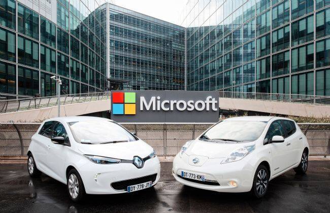 Renault-Nissan与Microsoft合作伙伴工作在下一个连接的驾驶
