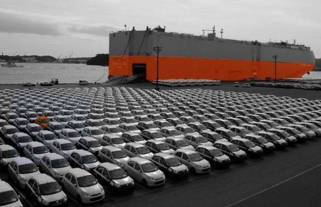 孟买港口船6,316辆汽车 - 新纪录！