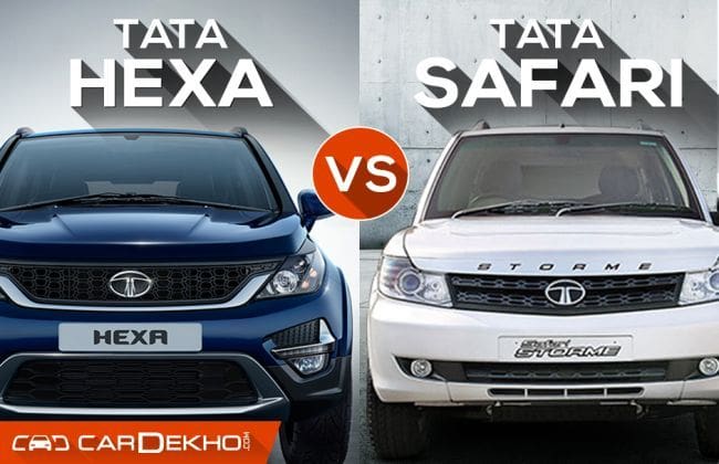 兄弟姐妹摊牌：Tata Hexa VS Tata Safari Storme Varicor400