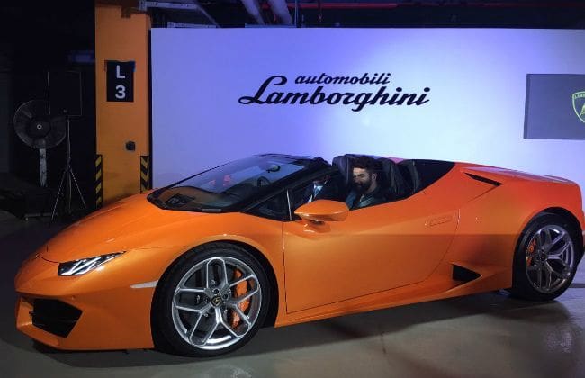 Lamborghini Huracan Rwd Spyder在3.45亿卢比推出