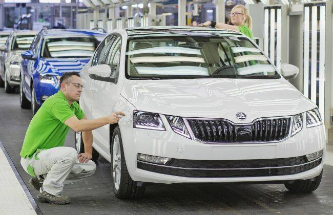 Facelifted Skoda Octavia进入生产