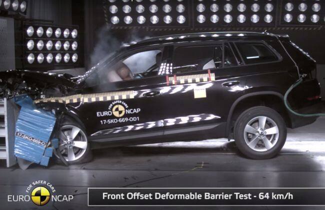 即将举行的斯柯达科迪亚克评分5星级安全评级欧元NCAP