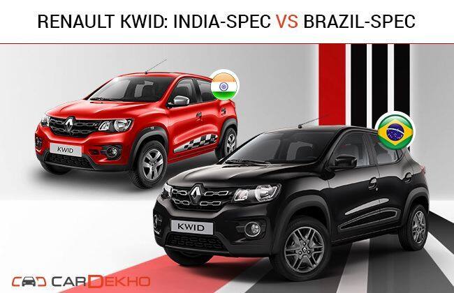 Renault Kwid India-Spec vs Brazil-spec：什么是不同的？