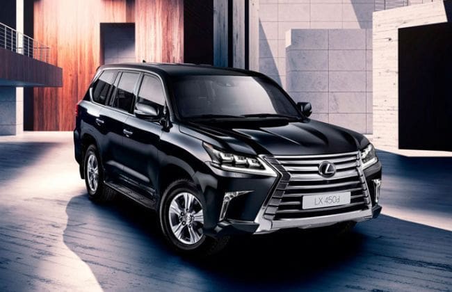 Lexus LX 450D价格为2.32亿卢比