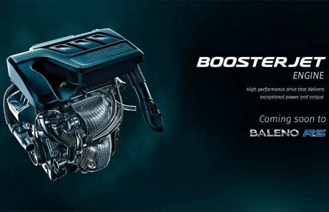 Maruti Suzuki Baleno RS和Boosterjet发动机正式戏弄