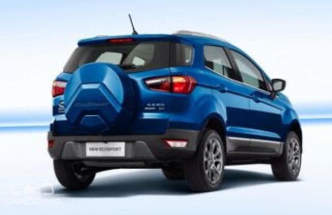 福特EcoSport Facelift变体细节在发布前泄漏