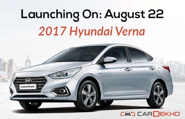 2017 Hyundai Verna于8月22日推出;官方预订开放