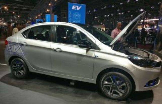 2018年AUTO EXPO：Tata Tigor EV展示