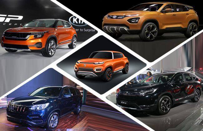 2018年Auto Expo的前5名SUV：塔塔H5X，Mahindra Rexton等等