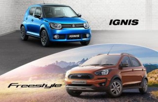 Ford Freestyle VS Maruti Ignis  - 功能比较