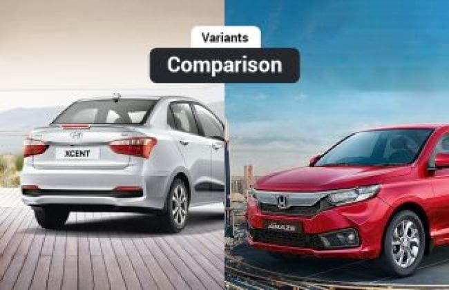 2018 HONDA AMaze VS Hyundai Xcene：变体比较